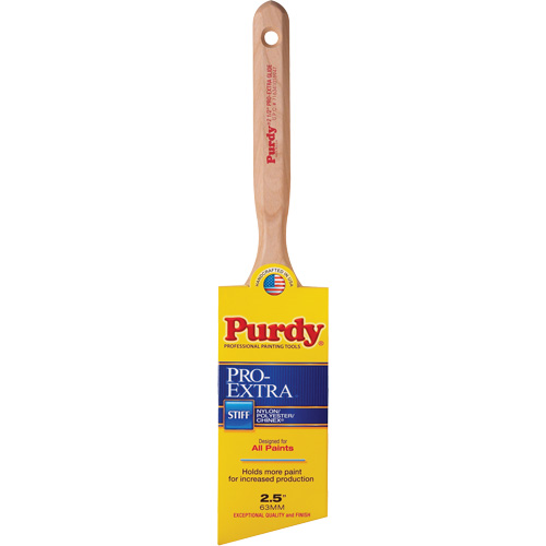 Pro-Extra Glide Paint Brush, Blended Material, Wood Handle, 2-1/2" Width Quali-T-Solutions