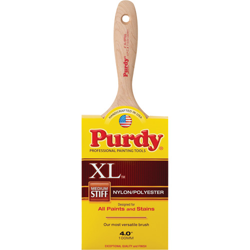 Pinceau XL Sprig, Poly/nylon, Manche Bois, Largeur de 4" Quali-T-Solutions