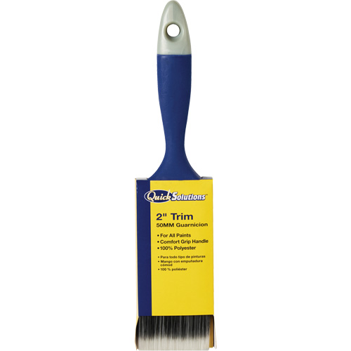 Quick Solutions Trim Brush, Polyester, Plastic Handle, 2" Width Quali-T-Solutions