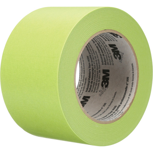 Industrial Painter's Tape 205, 72 mm (2-4/5") x 55 m (180'), Green Quali-T-Solutions