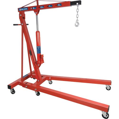 Grues d'atelier escamotables de 2 tonnes, Capacit&eacute; 4000 lb (2 tonnes) Quali-T-Solutions