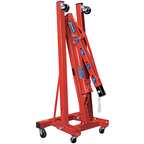 Grues d'atelier escamotables de 2 tonnes, Capacit&eacute; 4000 lb (2 tonnes) Quali-T-Solutions