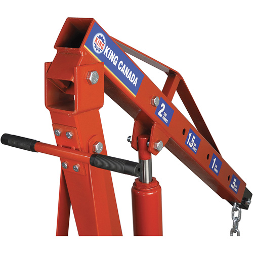 Grues d'atelier escamotables de 2 tonnes, Capacit&eacute; 4000 lb (2 tonnes) Quali-T-Solutions