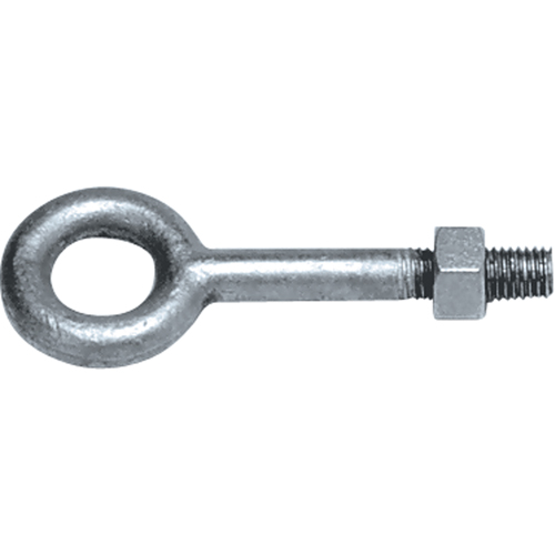 Eye Bolts, 5/8" Dia., 12" L, Galvanized, 3500 lbs. (1.75 tons) Capacity Quali-T-Solutions