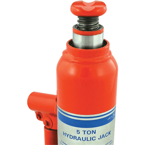 JHJ-5 Crics &agrave; bouteille pour usage tr&egrave;s intensif, 5 tonne(s), 15-3/8" Hauteur &eacute;lev&eacute;e Quali-T-Solutions