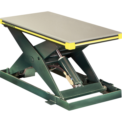 Table &eacute;l&eacute;vatrice hydraulique &agrave; ciseaux Backsaver, Acier, 24" la x 48" lo, Capacit&eacute; 2000 lb Quali-T-Solutions