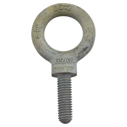 Eye Bolt, 2-13/16" Dia., 2" L, Galvanized, 7200 lbs. (3.6 tons) Capacity Quali-T-Solutions