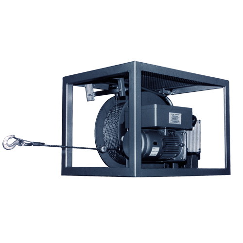 Palan &eacute;lectrique &agrave; c&acirc;ble d'acier avec enrouleur Gripwinch Quali-T-Solutions
