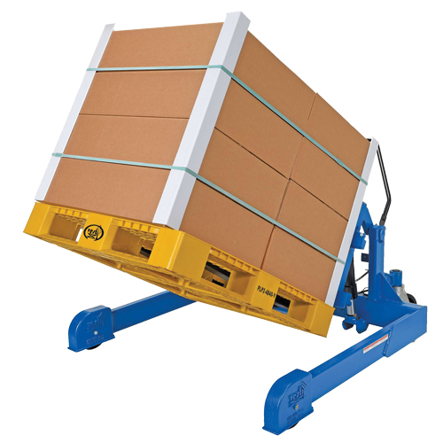 Basculeur ergonomique &agrave; chevauchement, Bascule 90°, Capacit&eacute;e 4000 lb, 72-13/16" lo x 57-1/4" la x 29-1/4" h Quali-T-Solutions