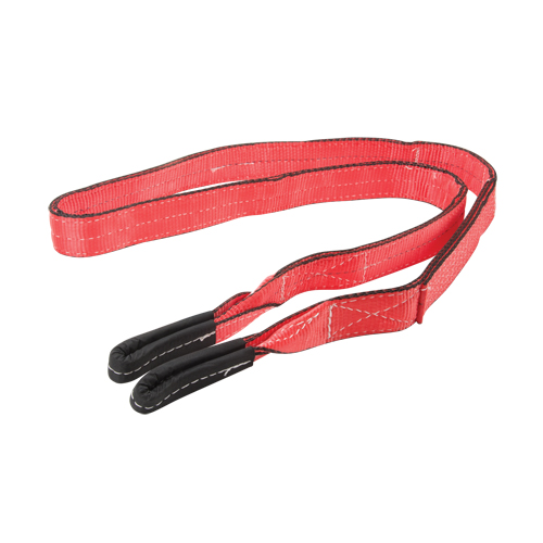 &eacute;lingue de levage en polyester, Pli Double, Oeillets renvers&eacute;s, Type 4, 2'' la x 8' lo, Capacit&eacute; verticale 6200 lb Quali-T-Solutions