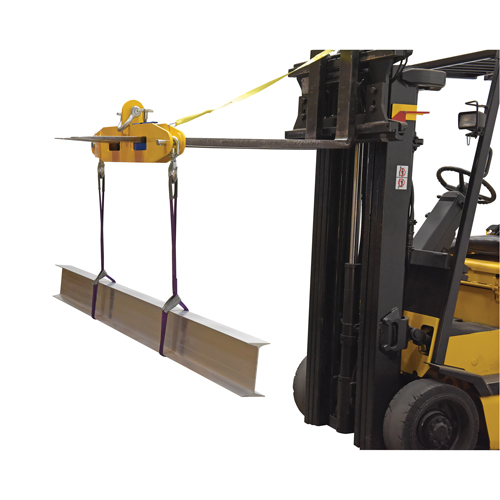 Poutre de levage pour chariot &eacute;l&eacute;vateur, Ouverture des fourches 7" x 2-1/2" Quali-T-Solutions