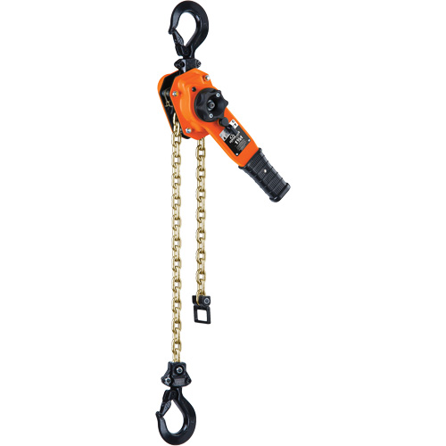 Series 653-A Ratchet Lever Hoist, 5' Lift, 3000 lbs. (1.5 tons) Capacity, Steel Chain Quali-T-Solutions