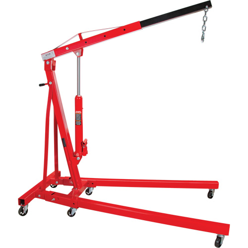 Folding Shop Crane, 4000 lbs. (2 tons) Capacity Quali-T-Solutions