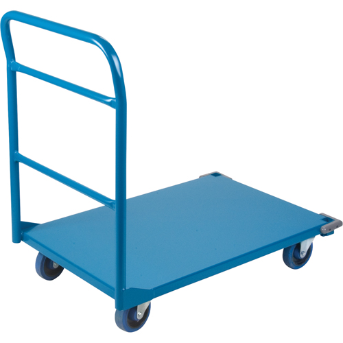 Chariots &agrave; tablettes/plateforme, Acier, 24" la x 36" p x 40" h, Capacit&eacute; de la plateforme 1300 lb Quali-T-Solutions