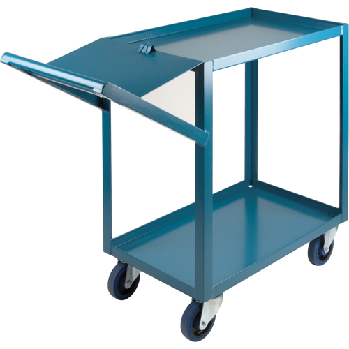 Order Picking Carts, 36" H x 18" W x 46" D, 2 Shelves, 1200 lbs. Capacity Quali-T-Solutions