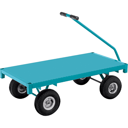 Chariots &agrave; plateforme - Chariots wagon ergonomiques &agrave; plateforme, 24" la x 48" la x Capacit&eacute; 1000 lb Quali-T-Solutions