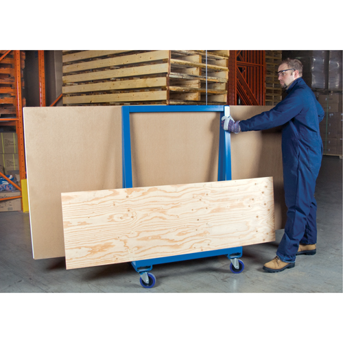 Chariot &agrave; plateforme en a pour panneaux/feuilles, 36" x 24" x 55", Capacit&eacute; 1200 lb Quali-T-Solutions