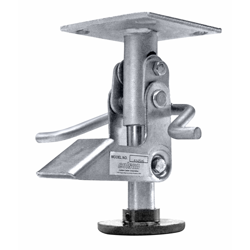 Heavy-Duty Floor Lock Brake, 9-23/32" Extended Height, 8-5/8" Retracted Height Quali-T-Solutions