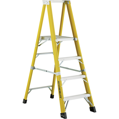 Industrial Heavy-Duty Platform Stepladders (6500 Series), 6', 300 lbs. Cap. Quali-T-Solutions