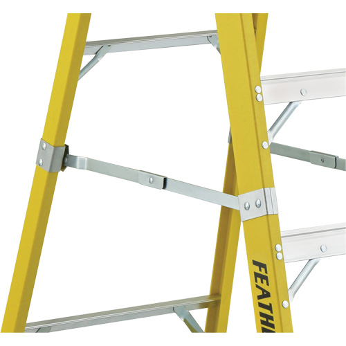 Industrial Heavy-Duty Platform Stepladders (6500 Series), 6', 300 lbs. Cap. Quali-T-Solutions