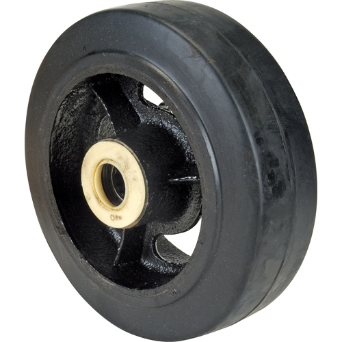 Roues en caoutchouc, 6" (152 mm) dia. x 2" (51 mm) la, Capacit&eacute; de 550 lb (249 kg) Quali-T-Solutions