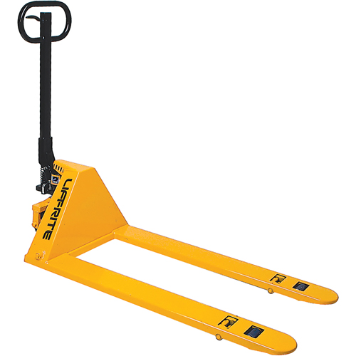 Ultra Low Profile Hydraulic Pallet Trucks, 48" L x 27" W, 5000 lbs. Cap. Quali-T-Solutions