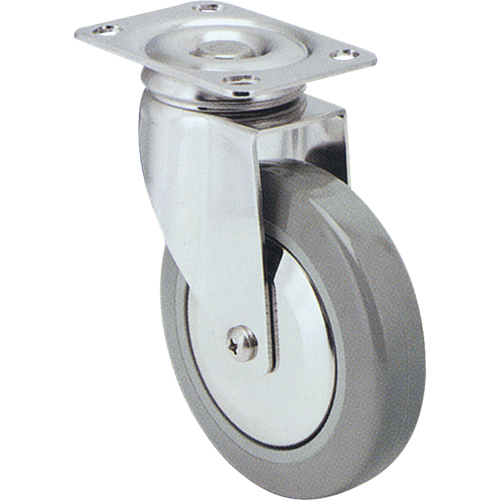 Roulette, Pivotant avec frein, 3" (76 mm), Nylon, 250 lb (113 kg) Quali-T-Solutions