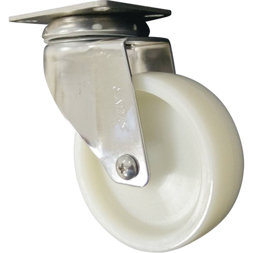 Roulette, Pivotant, 4" (101,6 mm), Nylon, 200 lb (91 kg) Quali-T-Solutions