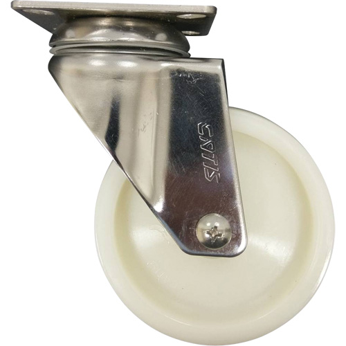 Roulette, Pivotant, 4" (101,6 mm), Nylon, 200 lb (91 kg) Quali-T-Solutions