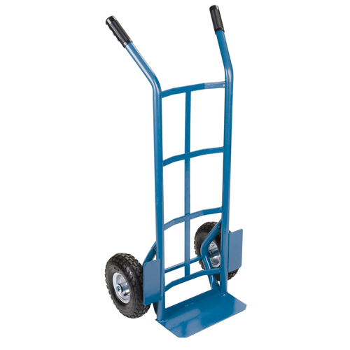 Heavy-Duty Hand Truck, Dual Handle, Steel, 46" Height, 800 lbs. Capacity Quali-T-Solutions
