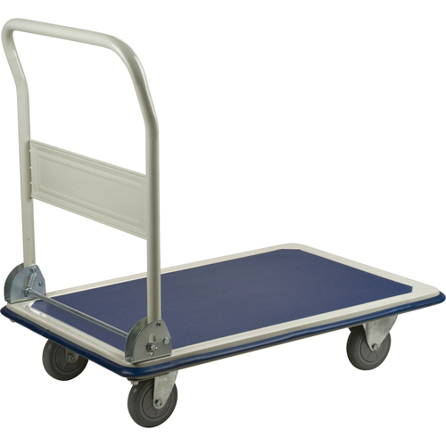 Chariot &agrave; plateforme avec poign&eacute;e pliante, Acier, 660 lb, 35" lo x 23" la, Hauteur 33" Quali-T-Solutions