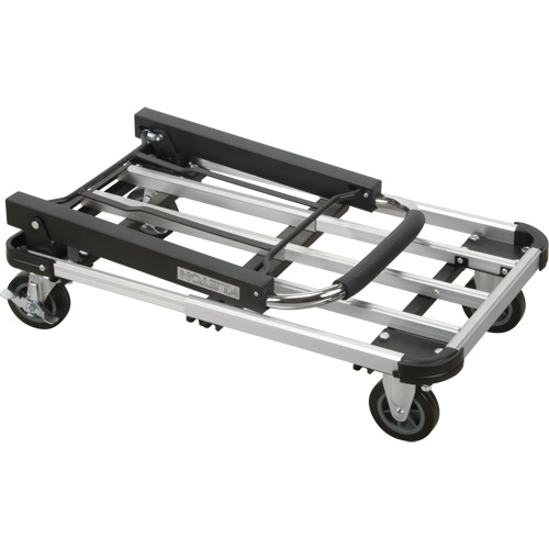 Chariots &agrave; plateforme pliants, Aluminium, 300 lb, 28" lo x 16" la, Hauteur 32" Quali-T-Solutions
