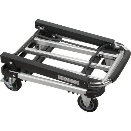 Chariots &agrave; plateforme pliants, Aluminium, 300 lb, 28" lo x 16" la, Hauteur 32" Quali-T-Solutions