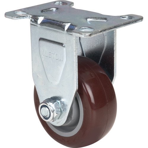 Caster, Rigid, 3" (76 mm), Polyurethane, 230 lbs. (104 kg.) Quali-T-Solutions