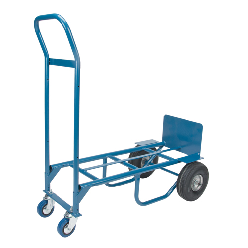 Convertible Deluxe Hand Truck, Steel, 800 lbs. Capacity Quali-T-Solutions
