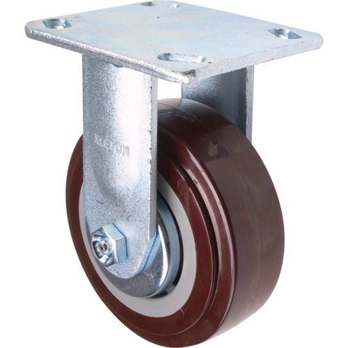Caster, Rigid, 5" (127 mm), Polyurethane, 650 lbs. (294 kg.) Quali-T-Solutions