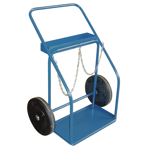 Chariots pour bouteilles de gaz, Roues Caoutchouc, Base de , 1000 lb Quali-T-Solutions