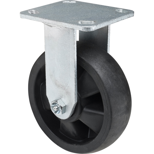 Roulettes haute temp&eacute;rature, Fixe, 6" (152,4 mm), Nylon, 880 lb (399 kg) Quali-T-Solutions