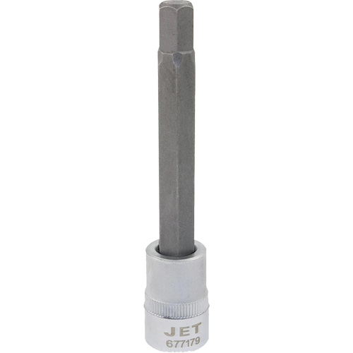 Douille &agrave; embout, Hexagonale, 10 mm x 4" lo, Prise 3/8" Quali-T-Solutions
