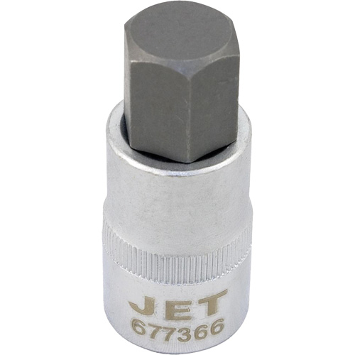 Douille &agrave; embout, Hexagonale, 12 mm x 2" lo, Prise 1/2" Quali-T-Solutions