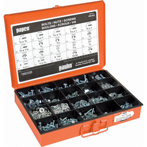 Grade 5 Cap Screw, Washer, Lockwasher & Nut Master Assortments Quali-T-Solutions