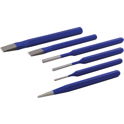 Punch & Chisel Set, 6 Pieces Quali-T-Solutions