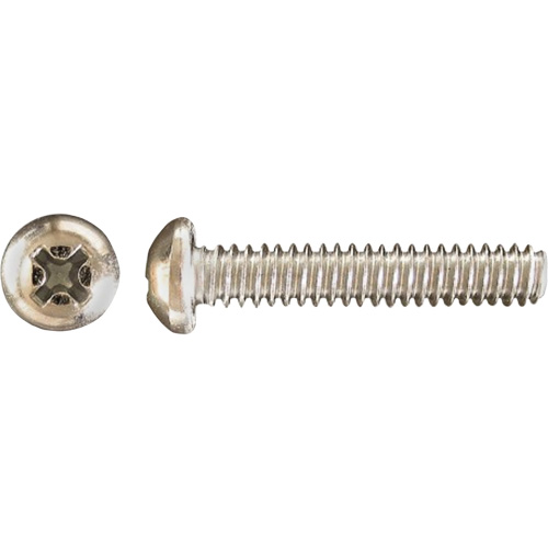 Pan Phillips HD Machine Screws, #10 x 1" L, Zinc Plated Quali-T-Solutions