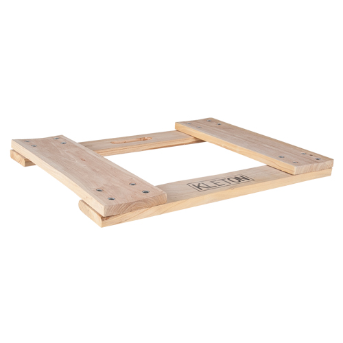 Cadre de socle roulant en bois dur, Roues en Non compris, Capacit&eacute; de 900 lb, 18" la x 24" p x 1,5" h Quali-T-Solutions