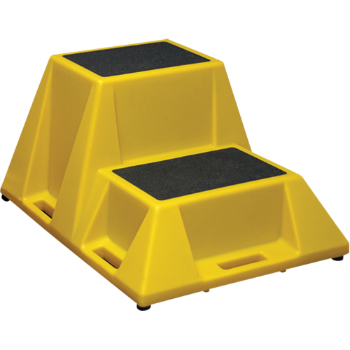 Escabeaux industriels, 2 marches, 36" x 28" x Hauteur 20" Quali-T-Solutions