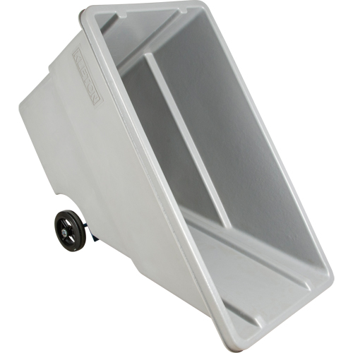 Chariot basculeur en acier, Poly&eacute;thyl&egrave;ne, 0,625 vg³, Capacit&eacute; de charge de 500 lb Quali-T-Solutions