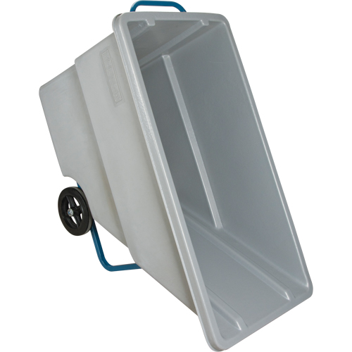 Chariot basculeur en acier, Poly&eacute;thyl&egrave;ne, 0,625 vg³, Capacit&eacute; de charge de 850 lb Quali-T-Solutions
