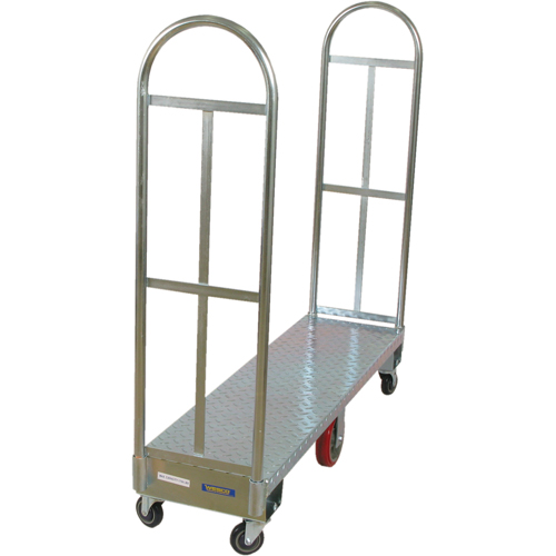 Chariot &agrave; plateforme U-Boat, 60" lo x 16" la x Capacit&eacute; 1750 lb, Roues en Polyur&eacute;thane Quali-T-Solutions