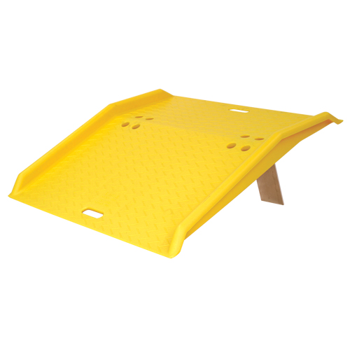Rampe de quai de chargement portable en poly pour diable, Capacit&eacute; de charge 750 lb, 36" lo x 35" la x 5" h Quali-T-Solutions