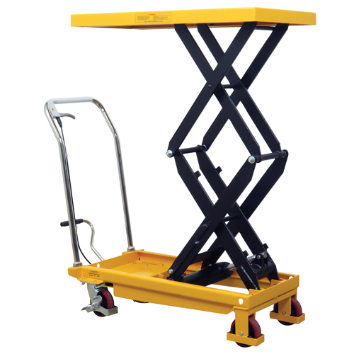 Table &eacute;l&eacute;vatrice &agrave; ciseaux hydraulique, 19,5" lo x 35,5" la/35-1/2" lo x 19-1/2" la, Acier, Capacit&eacute; 770 lb Quali-T-Solutions